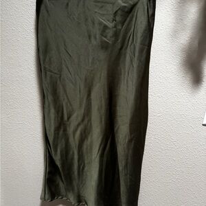 Olive Midi Skirt